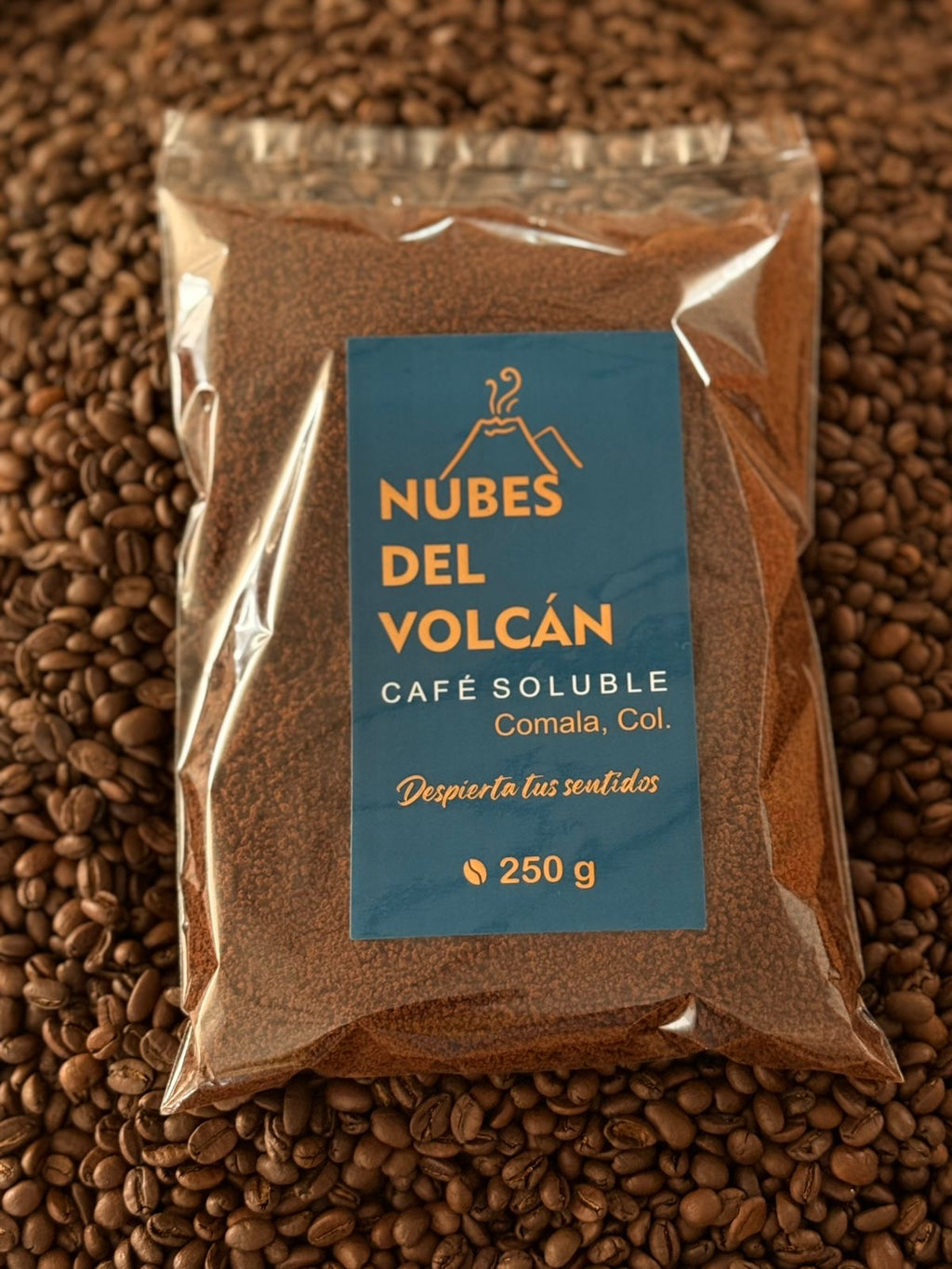 Nubes del Volcán – Café Soluble Artesanal 250g celofán